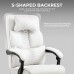 DOWINX Fabric Office Chair, Ergonomic Gaming Computer Chair with Footrest, Lumbar Support, Swivel Wheels for Home, Office - LS-6653F
